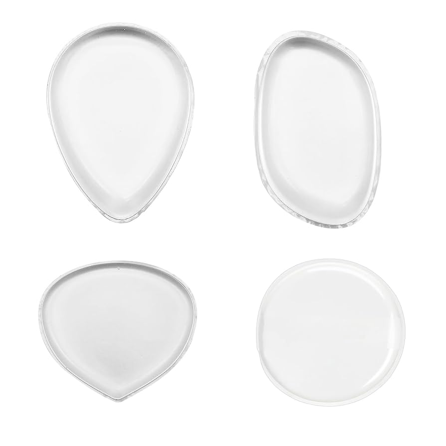 Amazon | 4本セット 透明 シリコンパフ 清潔しやすい